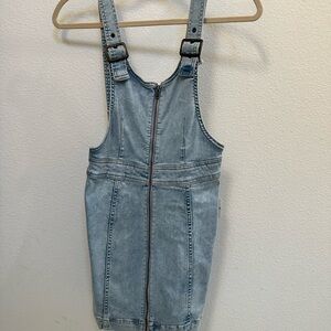 Free People Light Blue Denim Mini Dress